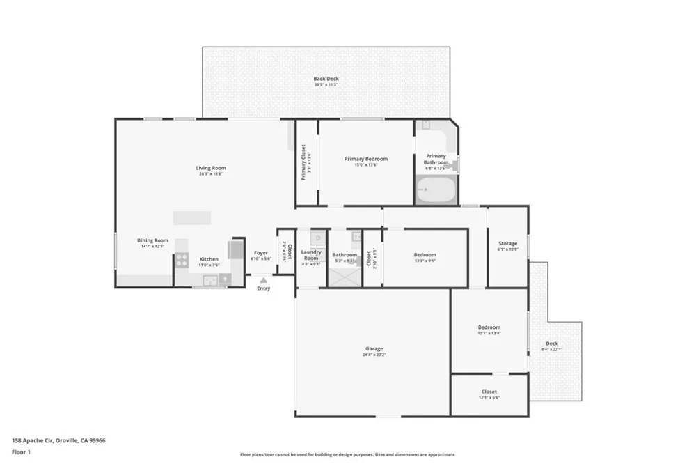 158 Apache Circle Oroville, CA 95966