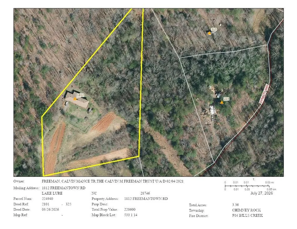 1812 Freemantown Road Lake Lure, NC 28746