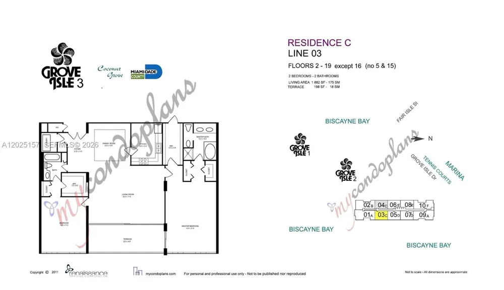 3 Grove Isle Dr #C803 Miami, FL 33133