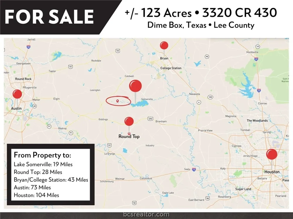 3320 County Road 430 Dime Box, TX 77853