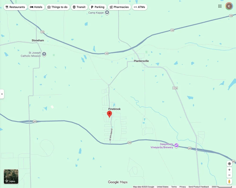 Whispering Pines Lane Plantersville, TX 77363