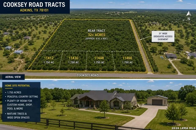 11474 COOKSEY RD Adkins, TX 78101