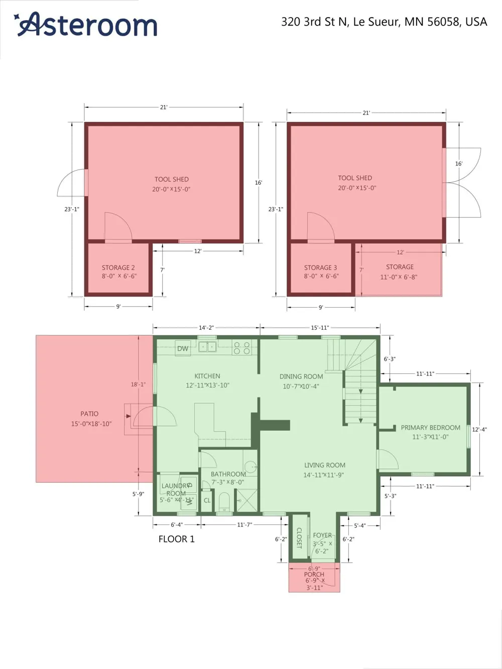 320 3rd Street Le Sueur, MN 56058