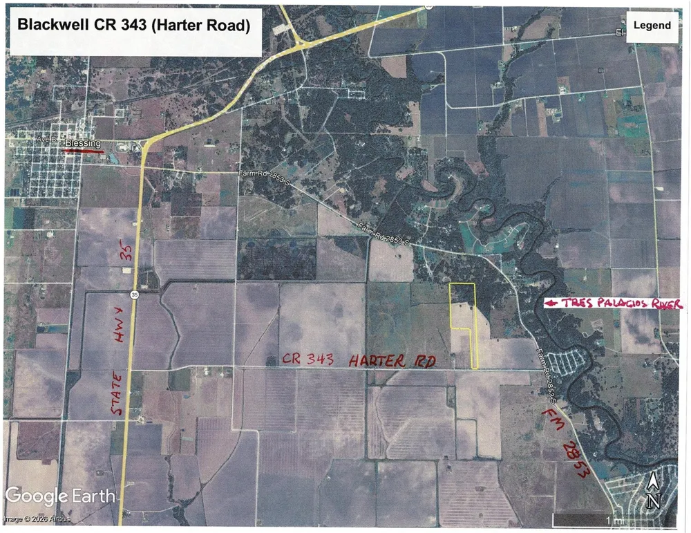 Cr 343 Road Blessing, TX 77419