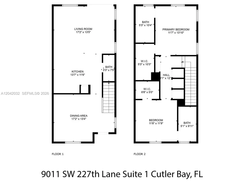 9011 SW 227th St #1 Cutler Bay, FL 33190