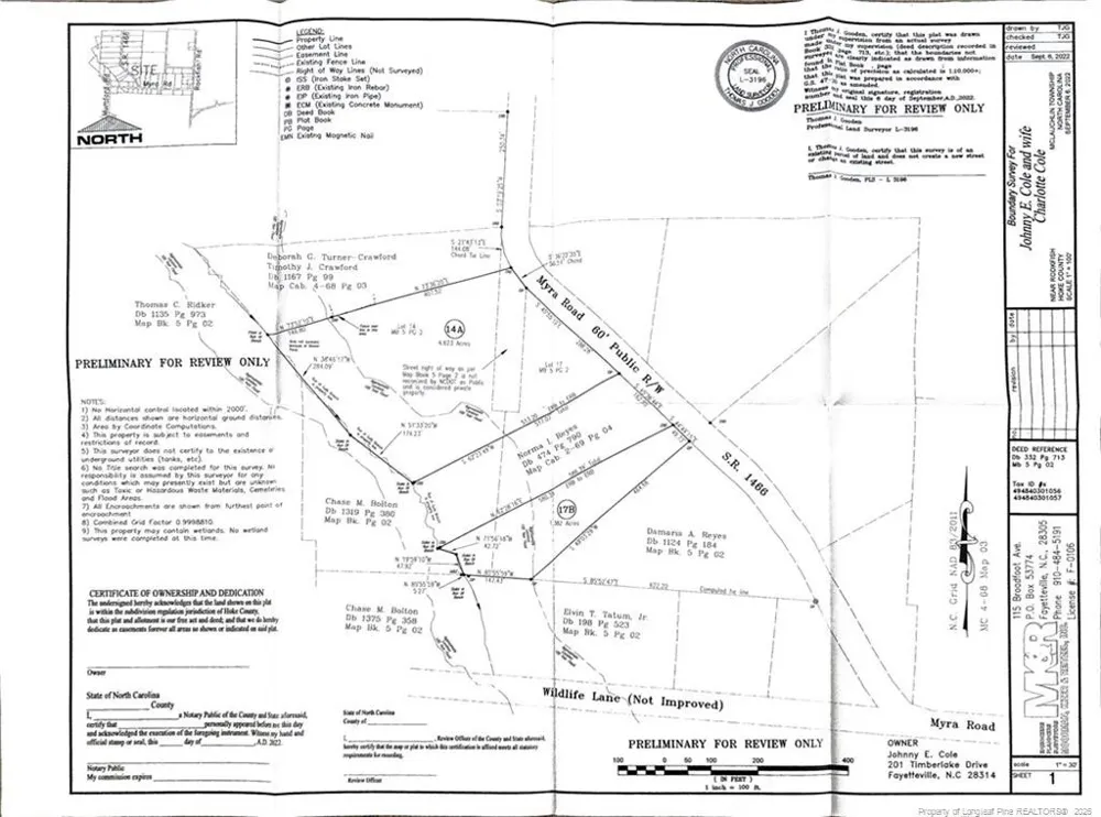 TBD Myra Road Raeford, NC 28376