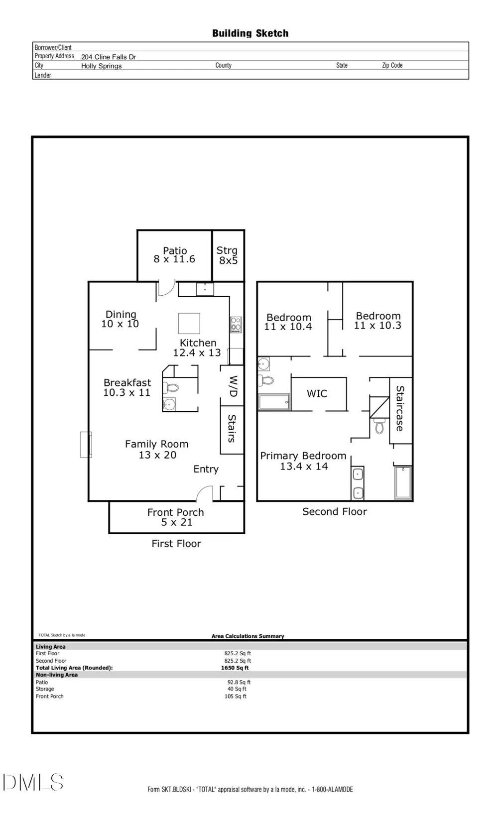 204 Cline Falls Drive Holly Springs, NC 27540