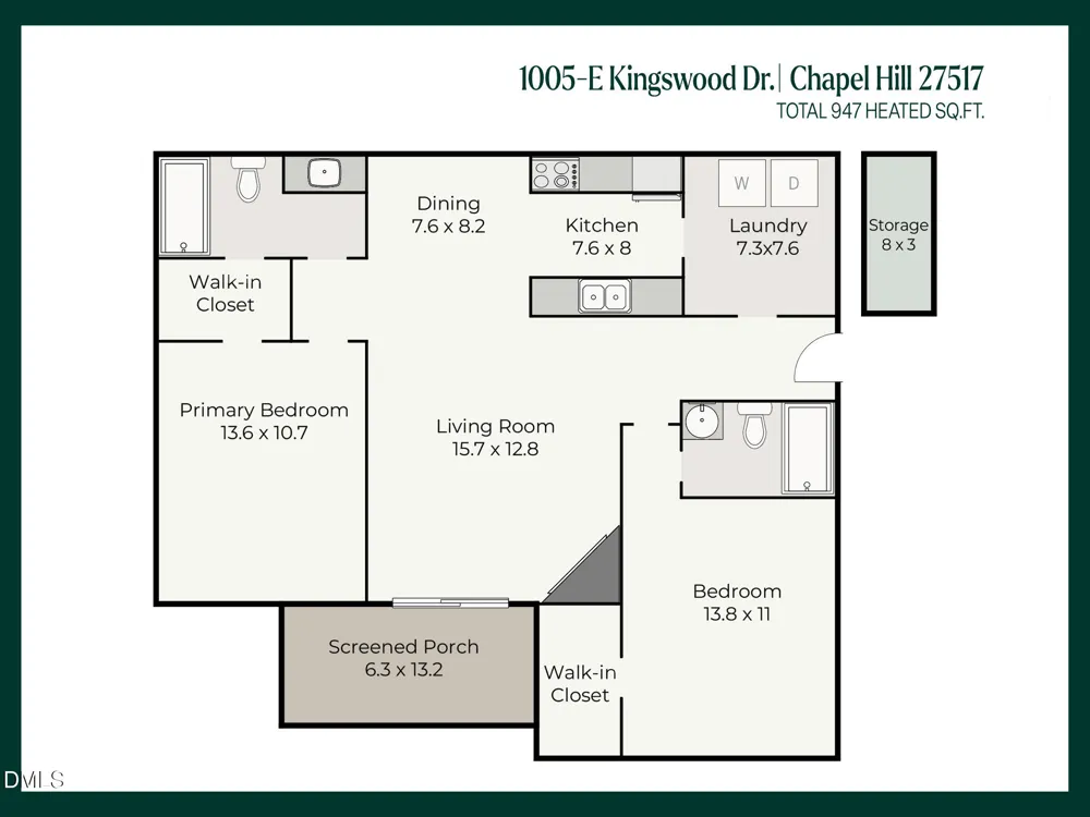 1005 Kingswood Drive #E Chapel Hill, NC 27517