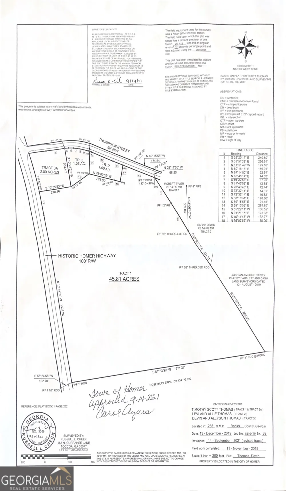 0 Thompson ST Homer, GA 30547