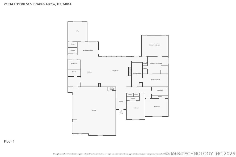 21314 E 113th Street S Broken Arrow, OK 74014