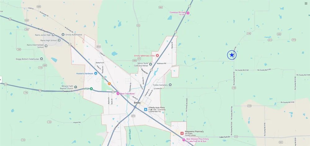 CR 3150 Emory, TX 75440