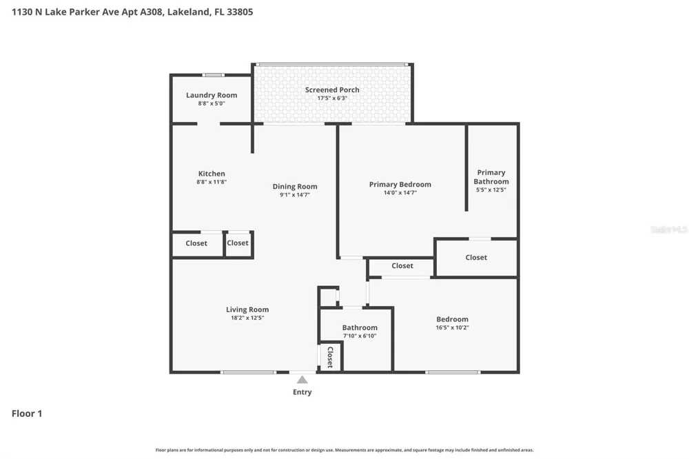 1130 LAKE PARKER AVENUE #A308 Lakeland, FL 33805