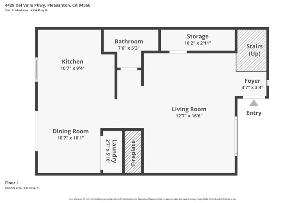 4428 Del Valle Parkway Pleasanton, CA 94566