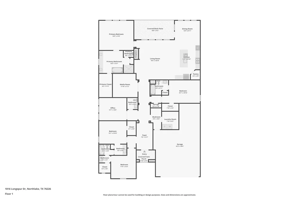 1816 LONGSPUR DRIVE Argyle, TX 76226