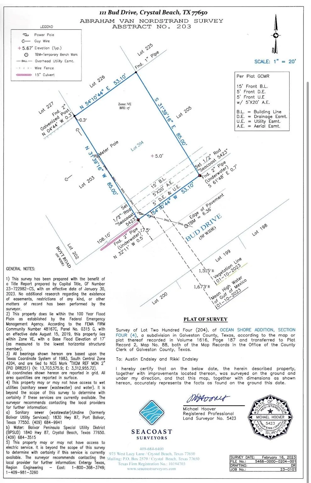111 Bud Drive Crystal Beach, TX 77650