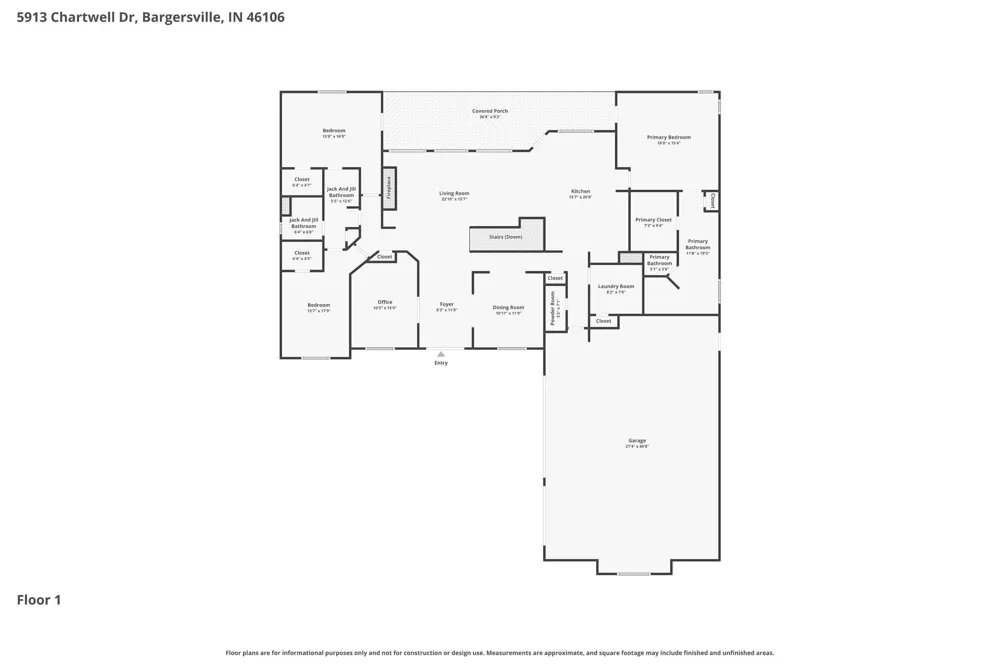 5913 Chartwell Drive Bargersville, IN 46106