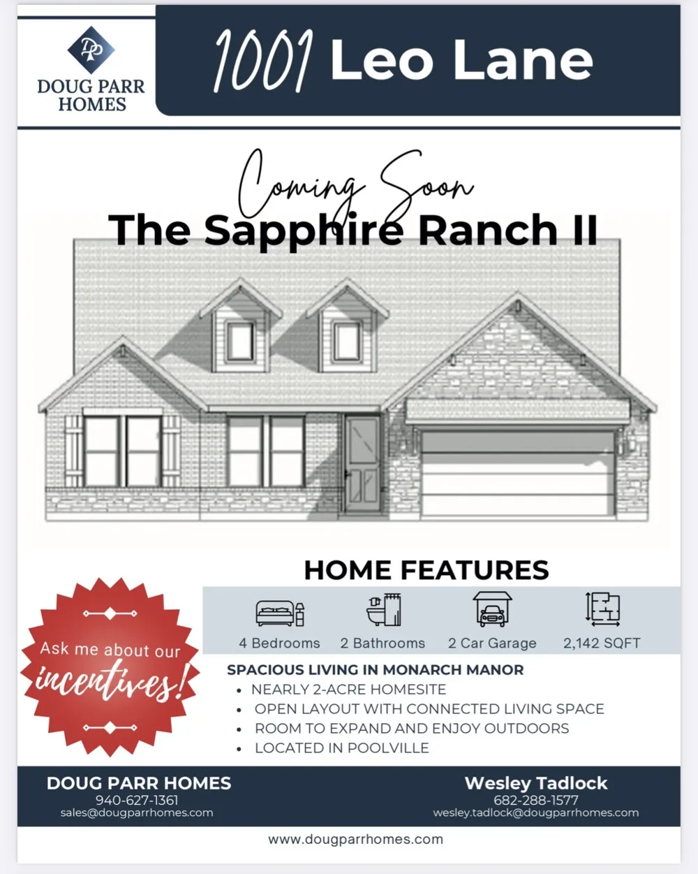 1001 Leo Lane Poolville, TX 76487