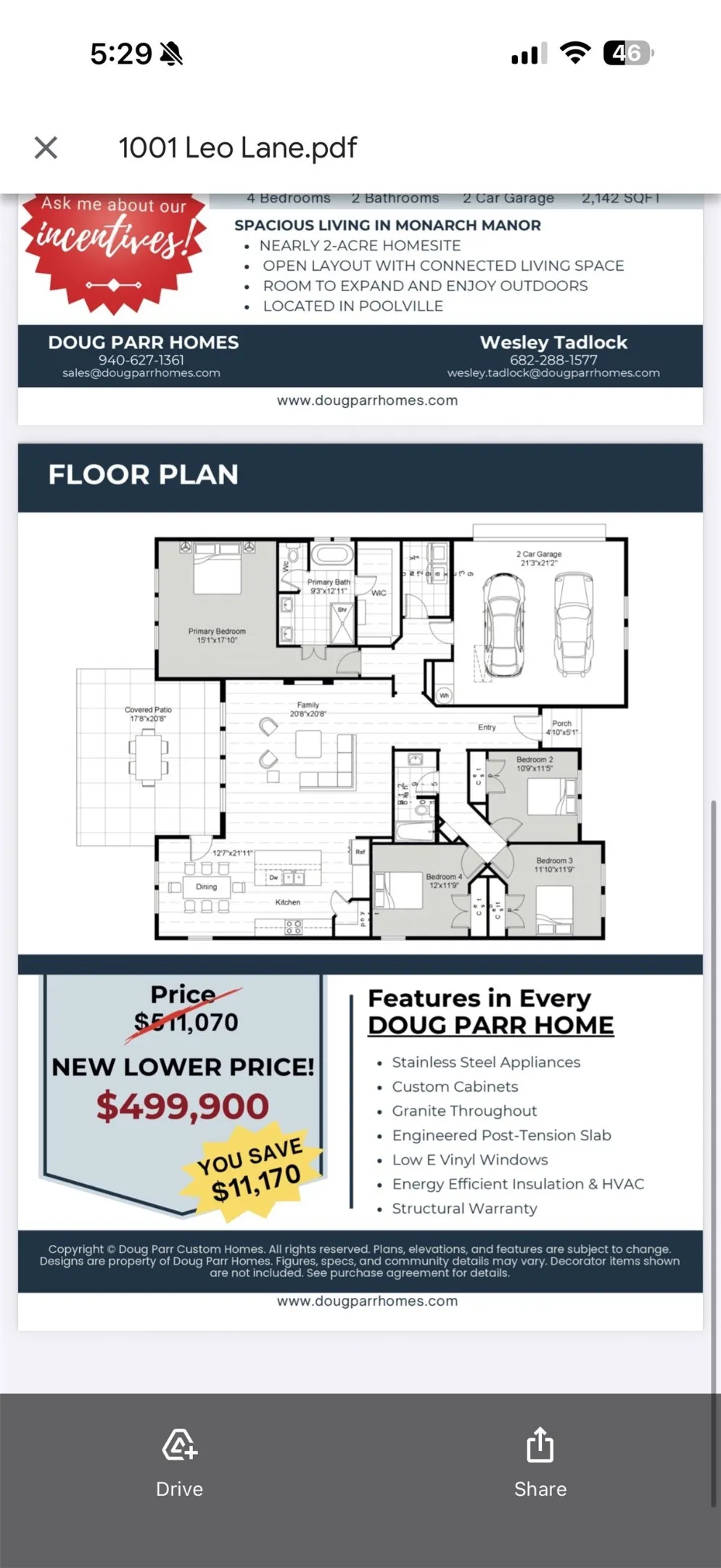 1001 Leo Lane Poolville, TX 76487