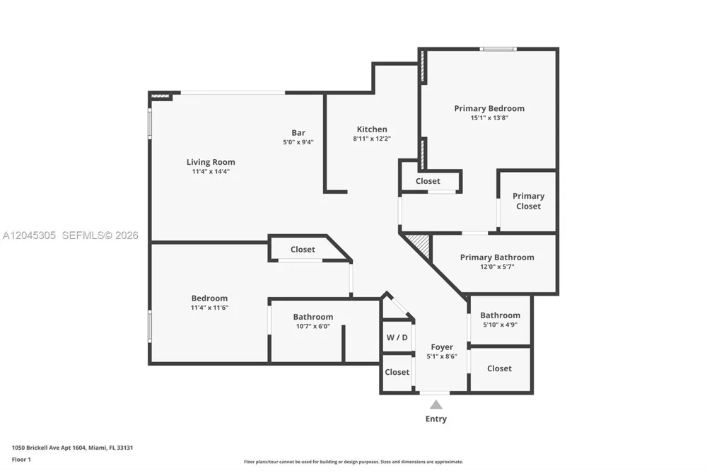 1050 Brickell Ave #3314 Miami, FL 33131