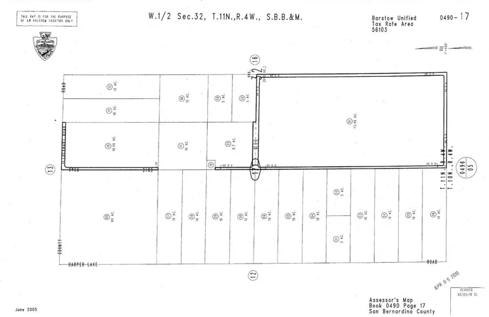 Harper Lake Road Hinkley, CA 92347