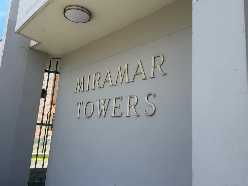 MIRAMAR TOWERS 721 HERNANDEZ ST. #12 D San Juan, PR 00907