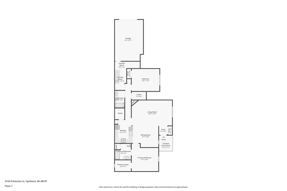 3133 Primrose Lane Ypsilanti, MI 48197