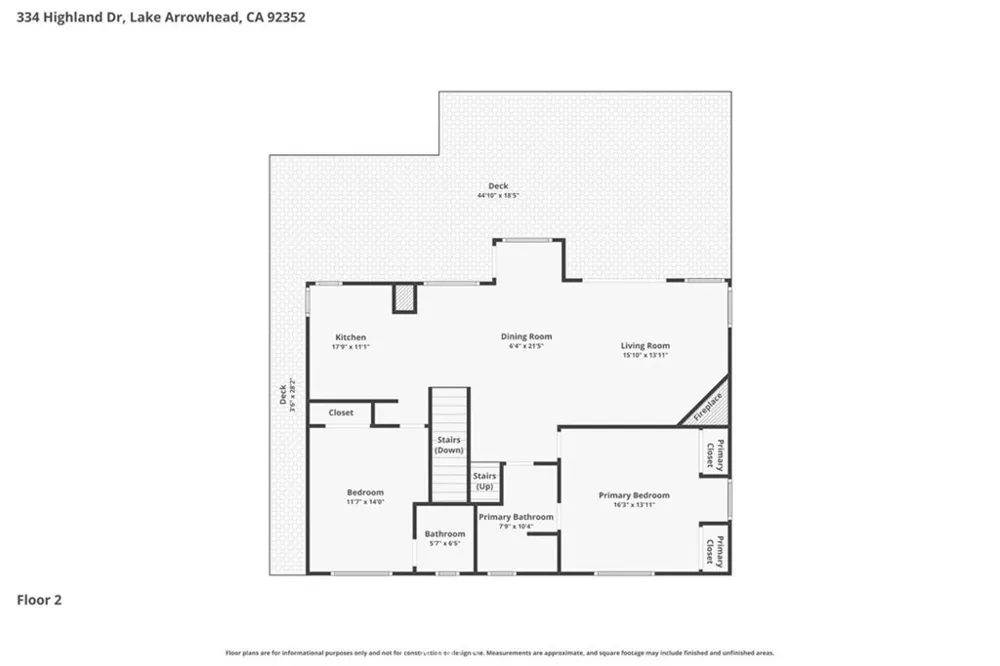 334 Highland Drive Lake Arrowhead, CA 92352