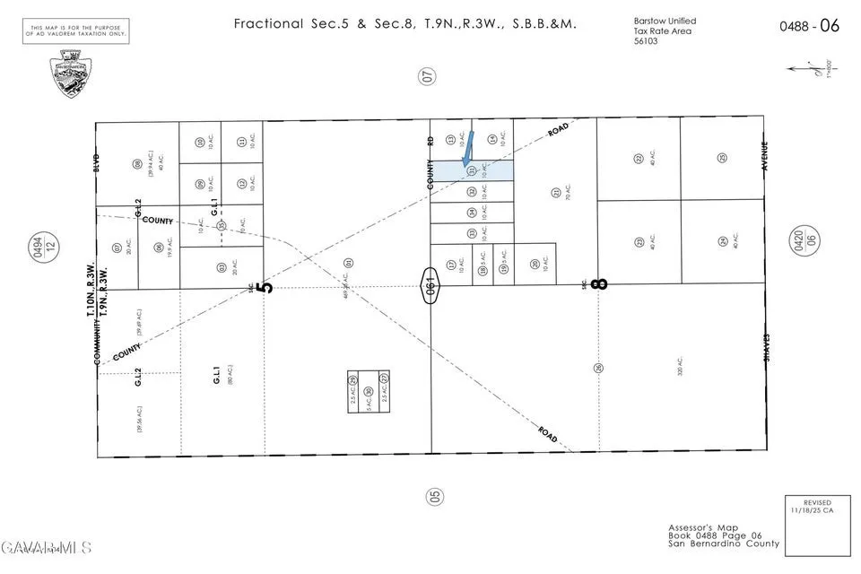 Old Hinkley Rd & Riverview Rd Hinkley, CA 92347