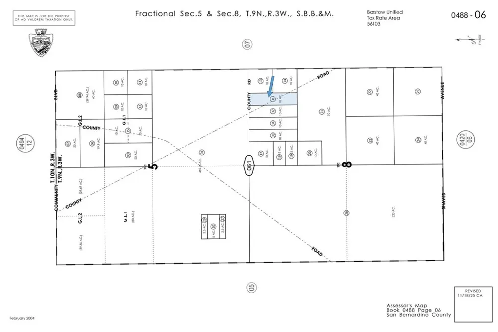 Old Hinkley Rd & Riverview Rd Hinkley, CA 92347