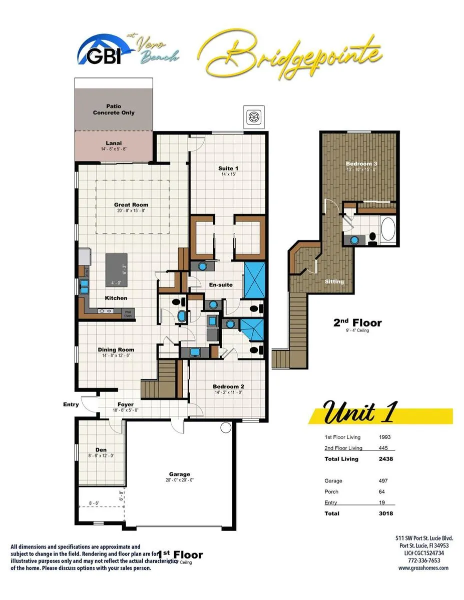 1805 Bridgepointe Circle #1 Vero Beach, FL 32967