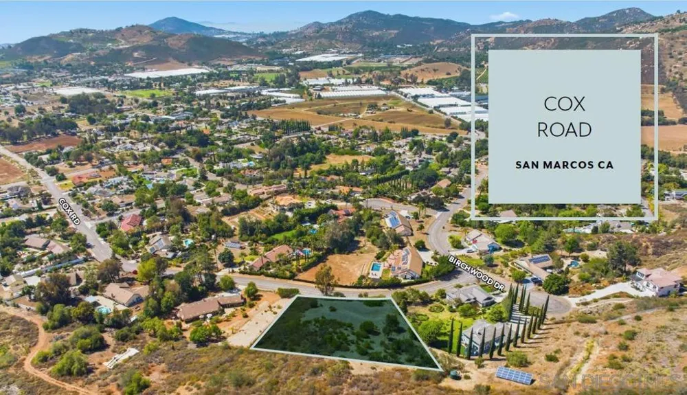 Cox Rd. San Marcos, CA 92069