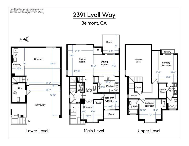 2391 Lyall Way Belmont, CA 94002