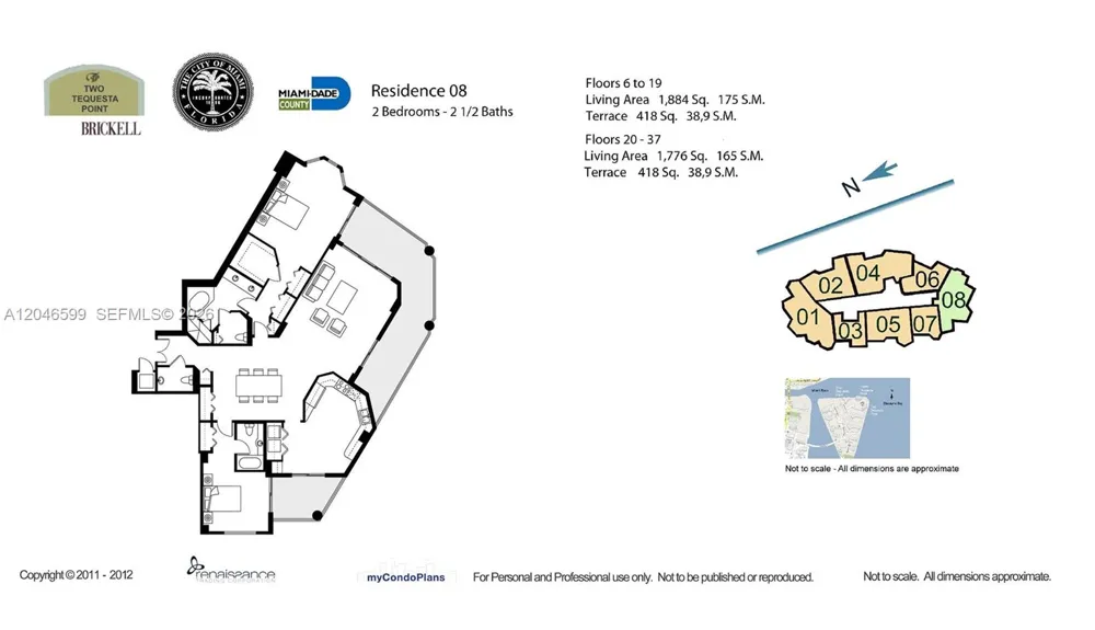 808 Brickell Key Dr #1808 Miami, FL 33131