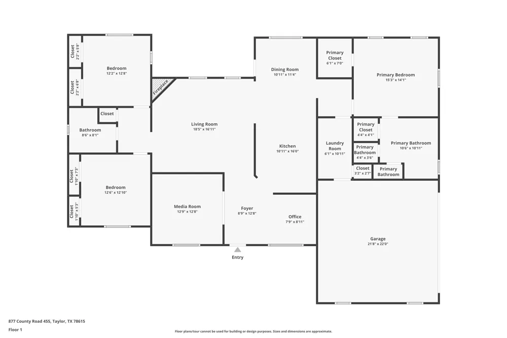 877 County Road 455 Coupland, TX 78615