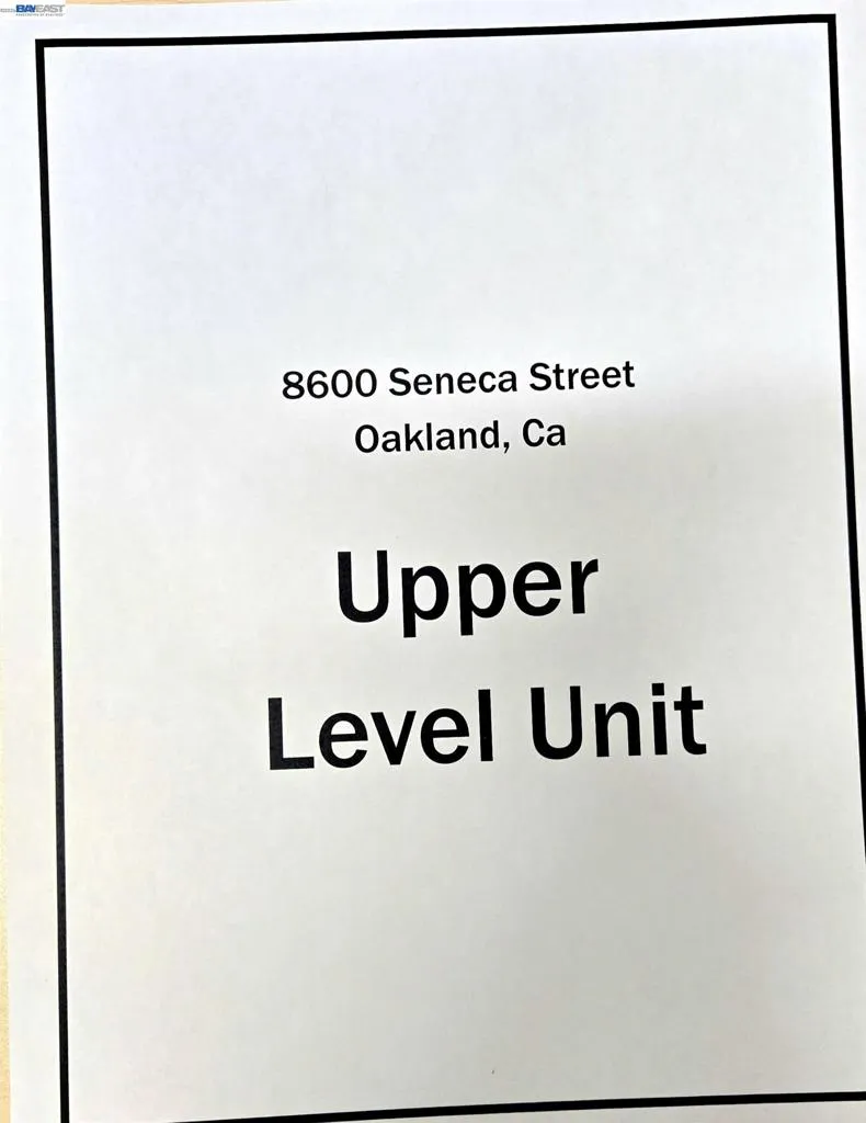 8600 Seneca Street Oakland, CA 94605