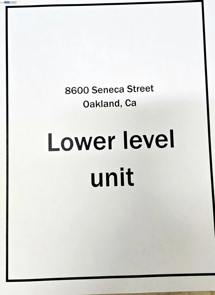 8600 Seneca Street Oakland, CA 94605