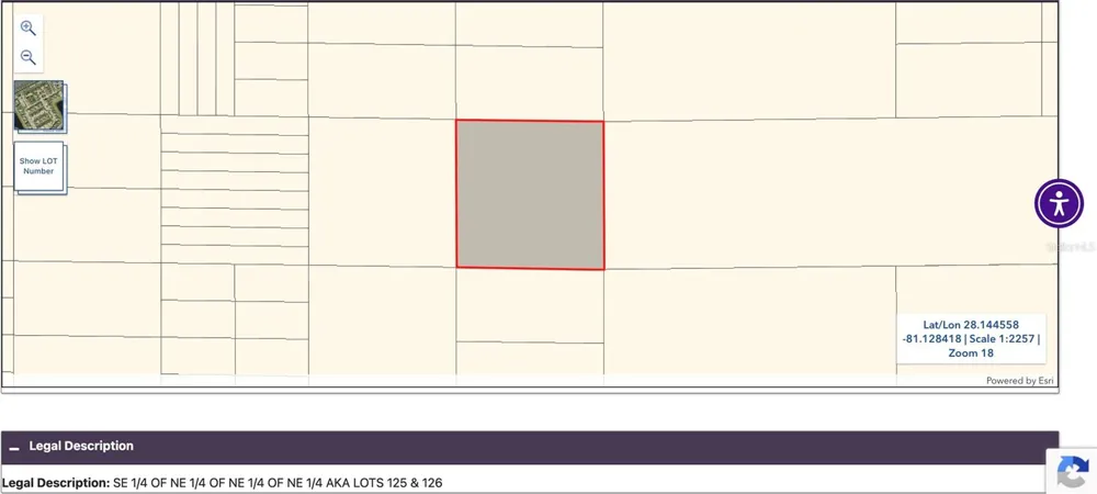 HOLOPAW GROVES ROAD #Lot 125 & 126 St Cloud, FL 34773