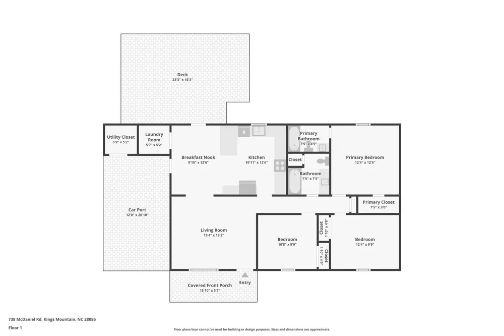738 Mcdaniel Road Kings Mountain, NC 28086