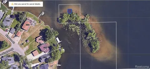Island on Pontiac Lake