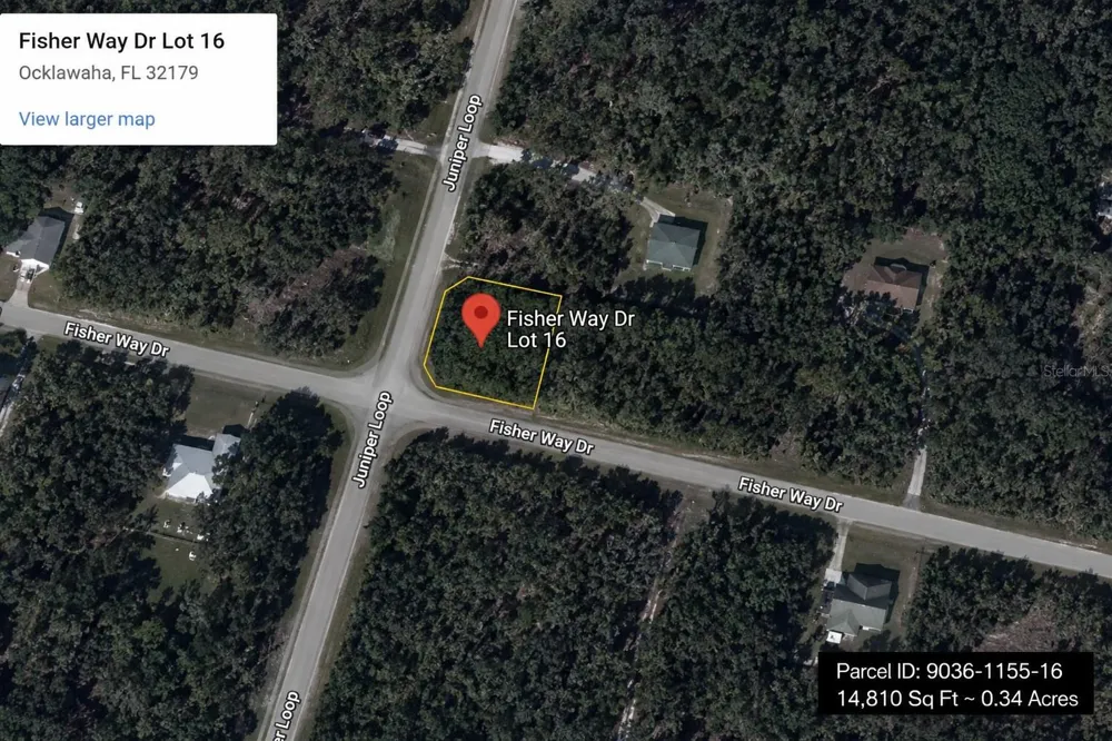 FISHER WAY DR LOT 16 Ocklawaha, FL 32179