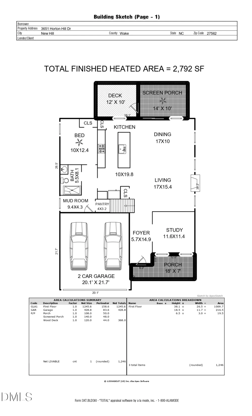 3651 Horton Hill Drive New Hill, NC 27562