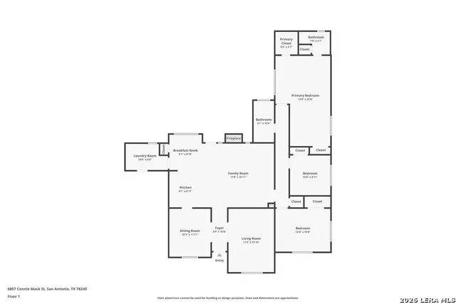 6807 Connie Mack San Antonio, TX 78240