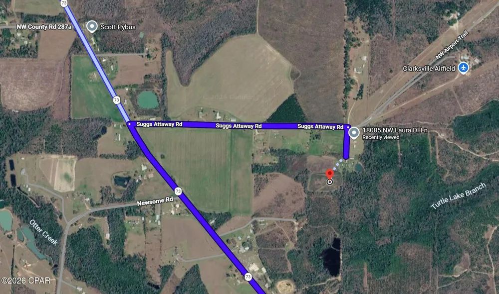 Suggs Attaway Road Clarksville, FL 32430
