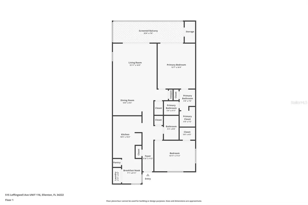 515 LEFFINGWELL AVENUE #116 Ellenton, FL 34222