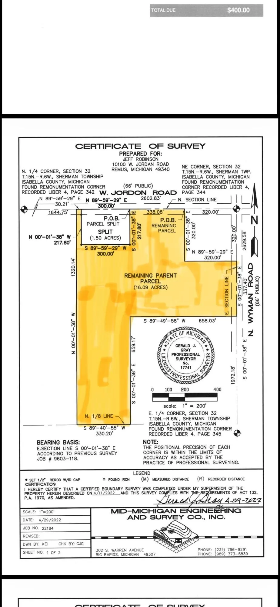 10100 W Jordan Road Remus, MI 49340