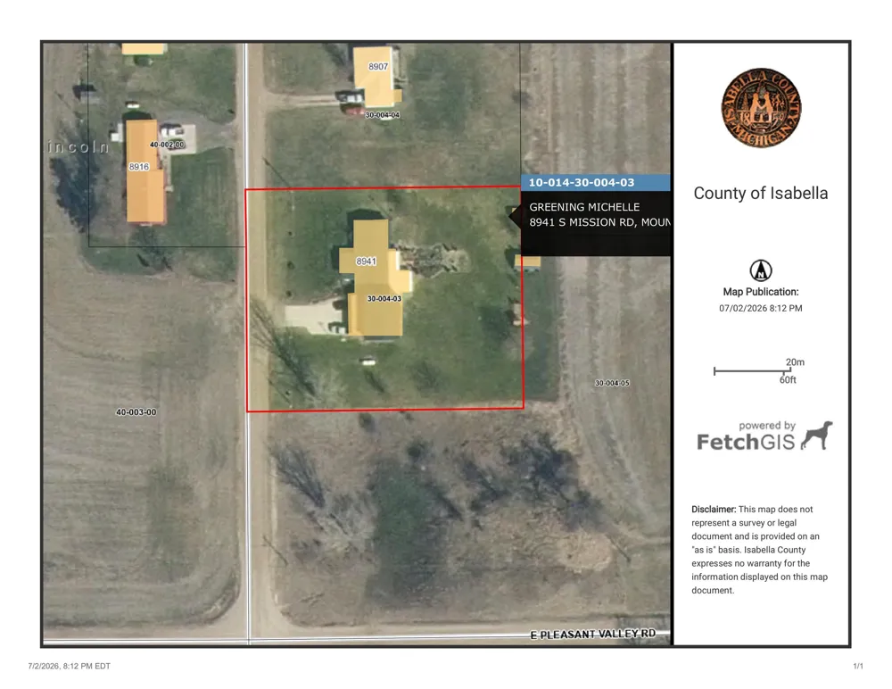 8941 S Mission Road Lincoln Township, MI 48858