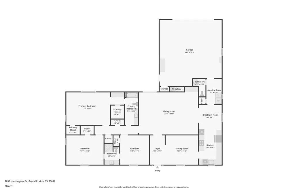 2030 Huntington Drive Grand Prairie, TX 75051