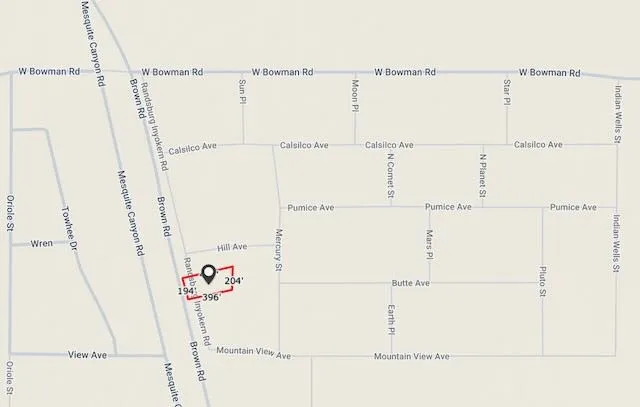 6 Brown Rd. Ridgecrest, CA 93527