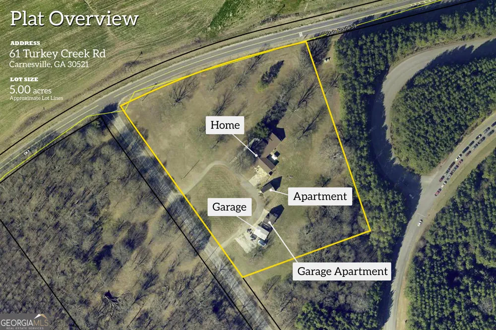 61 Turkey Creek RD Carnesville, GA 30521
