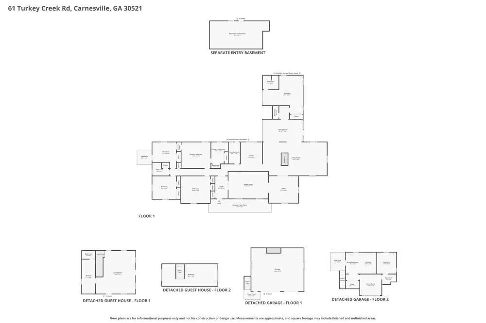 61 Turkey Creek RD Carnesville, GA 30521